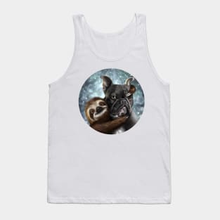 A Frenchie with his Sloth! Tank Top